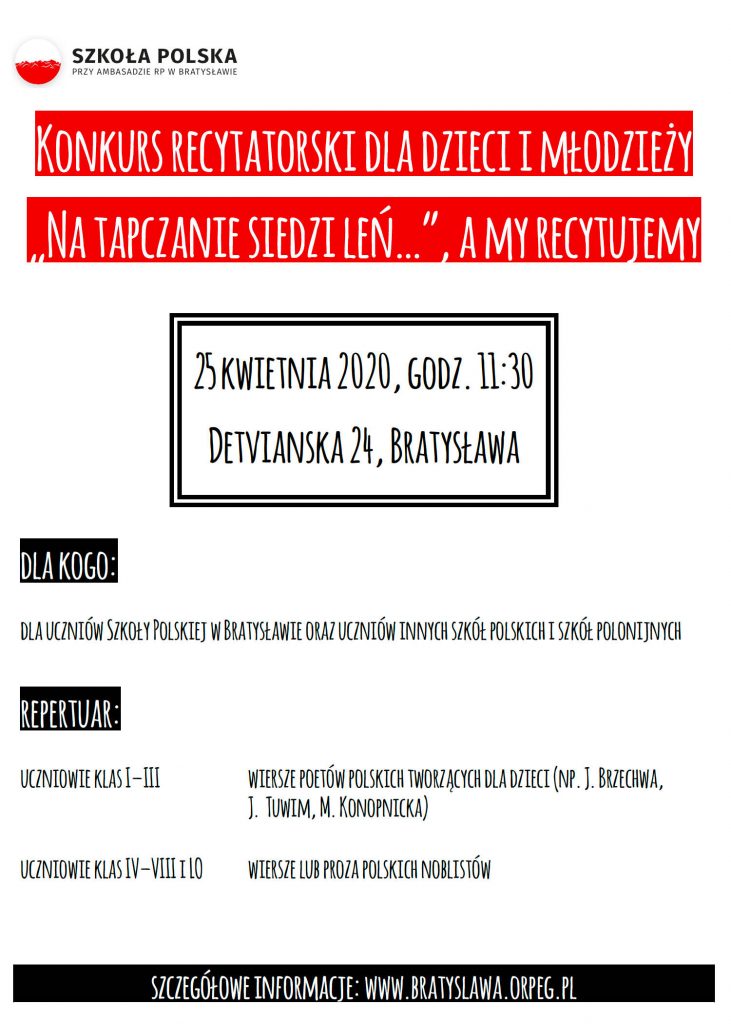 Konkurs recytatorski