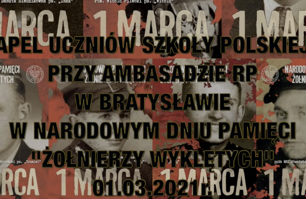 Apel uczniów w Narodowym Dniu Pamięci „Żołnierzy Wyklętych“