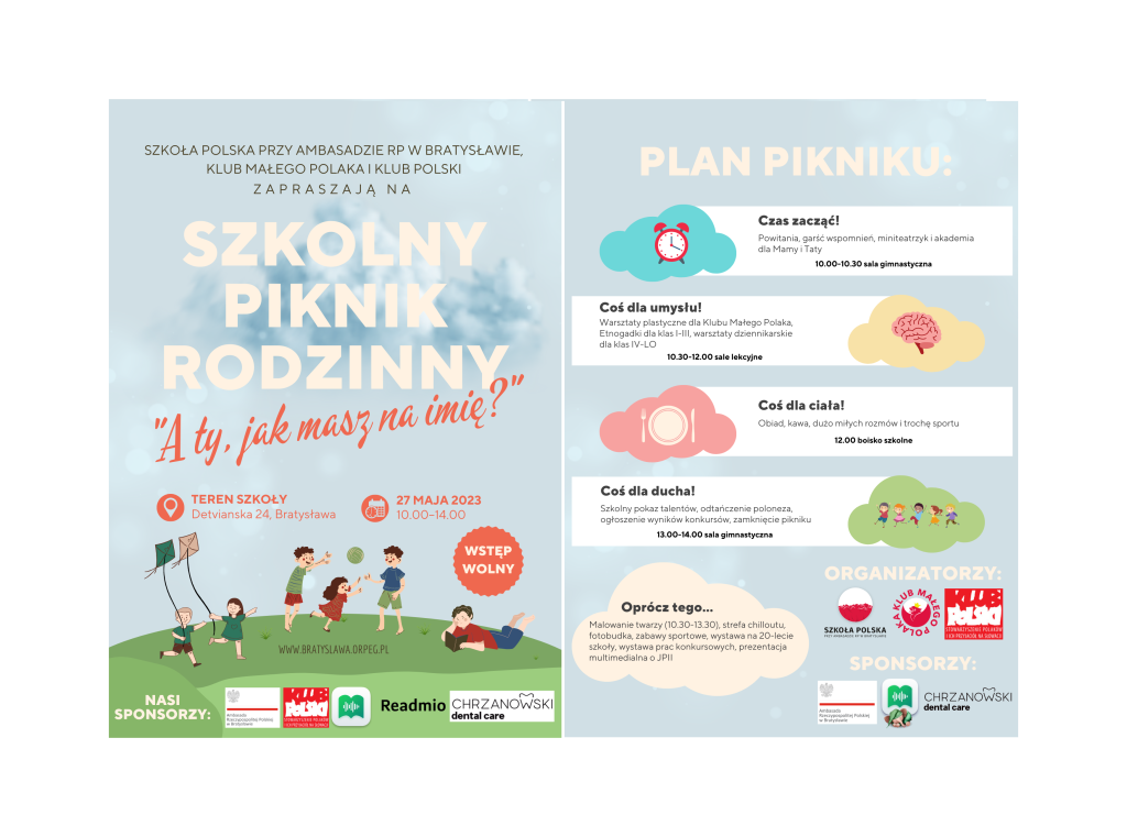 Druga edycja szkolnego pikniku rodzinnego tuż, tuż!