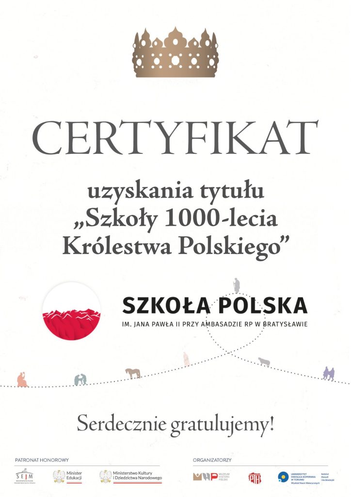 Szkoła 1000-lecia Królestwa Polskiego.